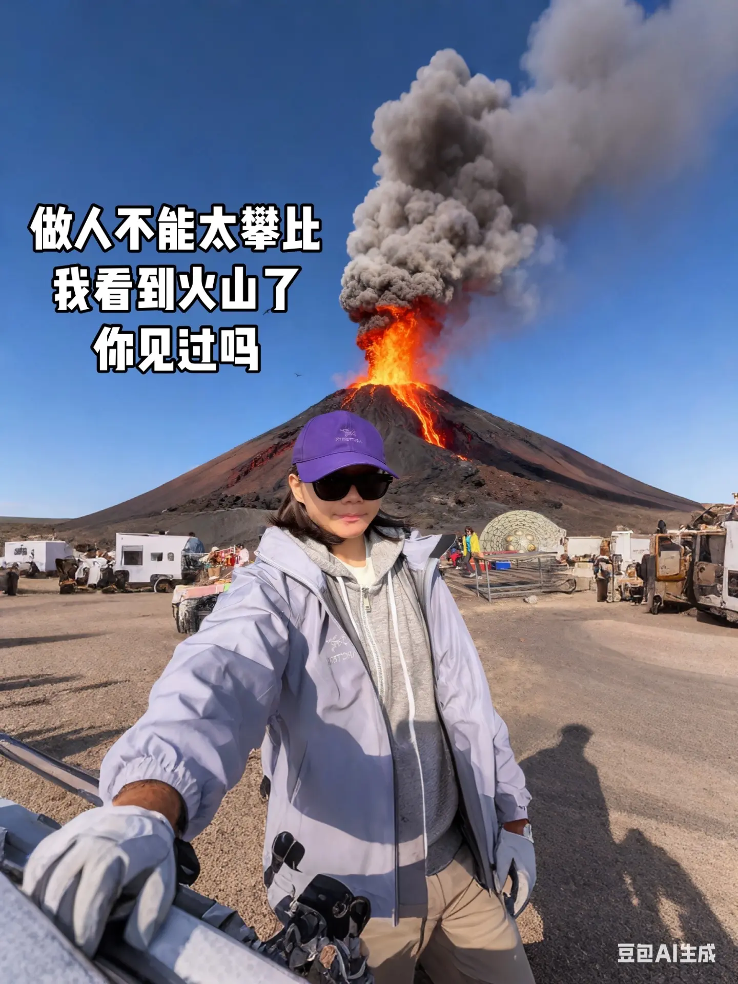 火山可真壮观。