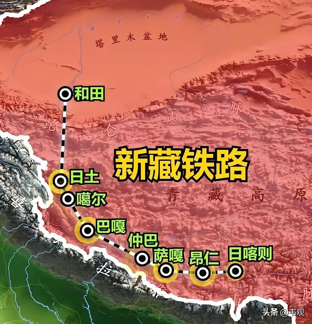 新藏铁路比规划提前了5一10年，原因是沿线发现了超大型矿藏，如火烧云铅锌矿，大红