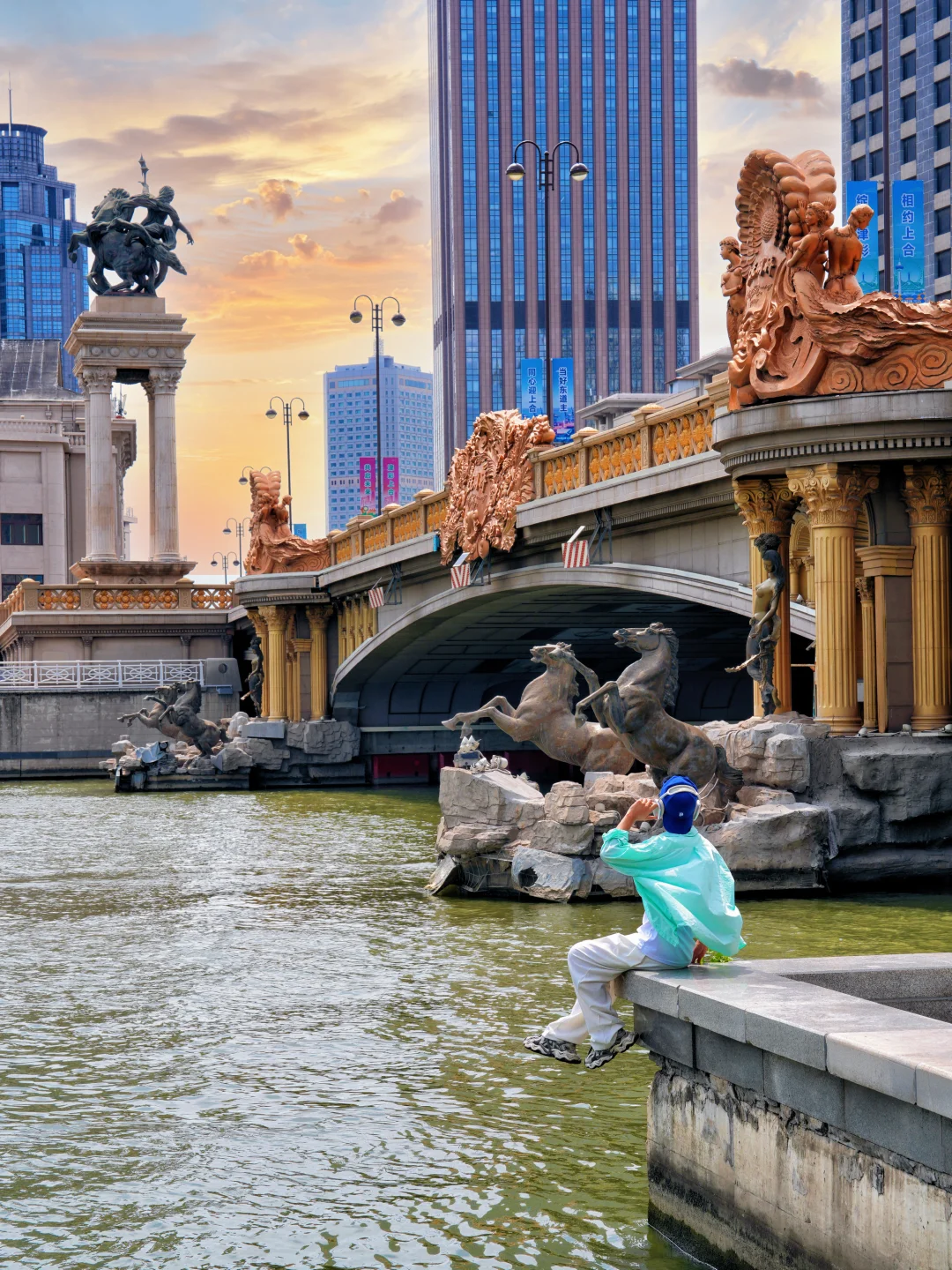 在海河岸边，感受慢下来的时光