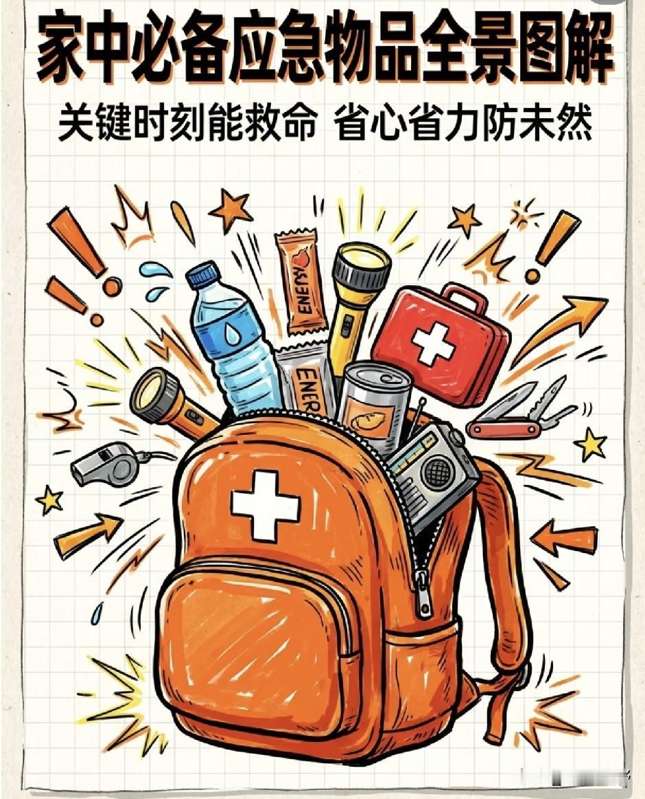 央视紧急提醒！全国超7成家庭不合格，别再盲目囤应急物资了！
 
央视联合应急管理