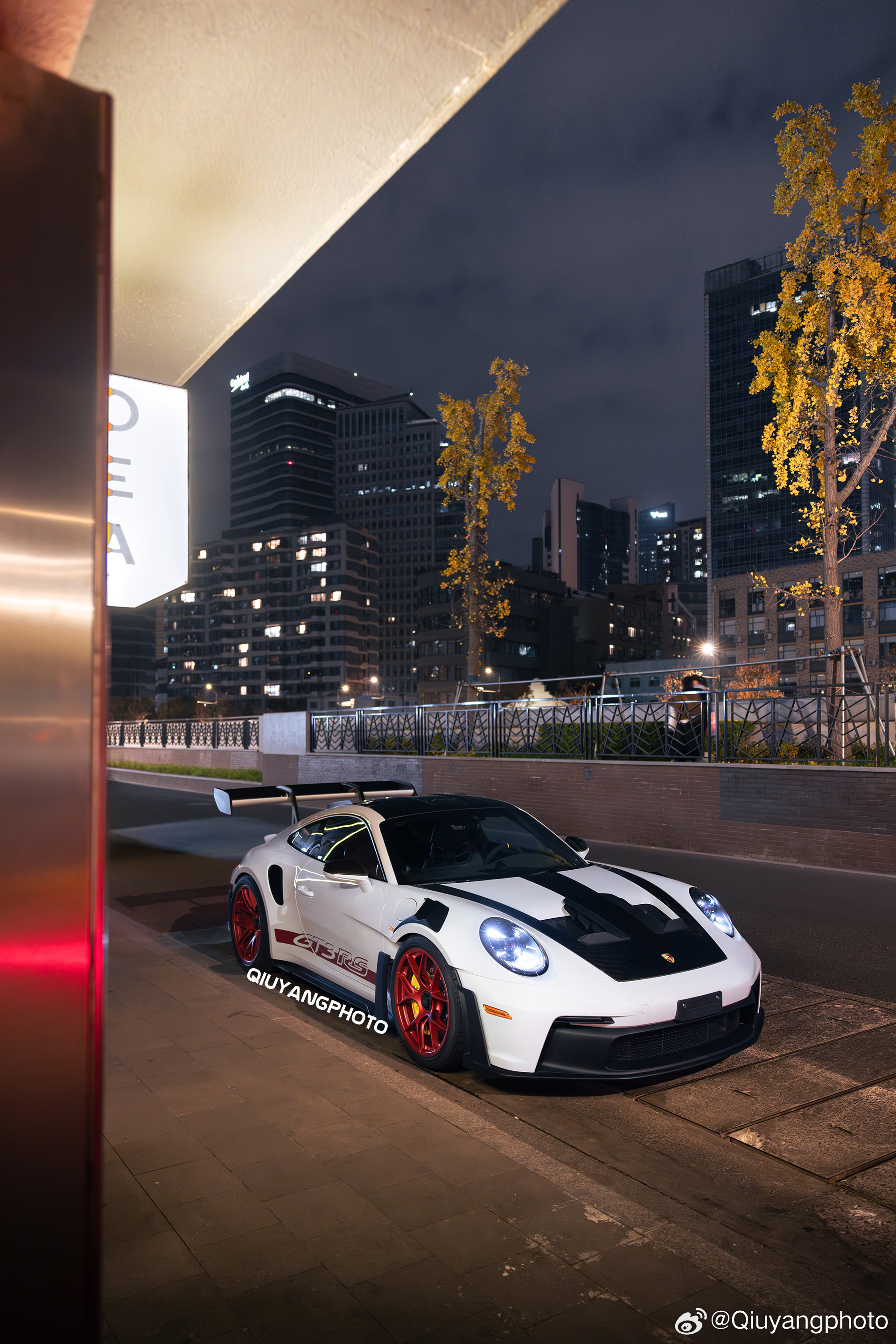 Porsche 992 GT3RS #cars01豪车拍# 上海本地第一台[哇]