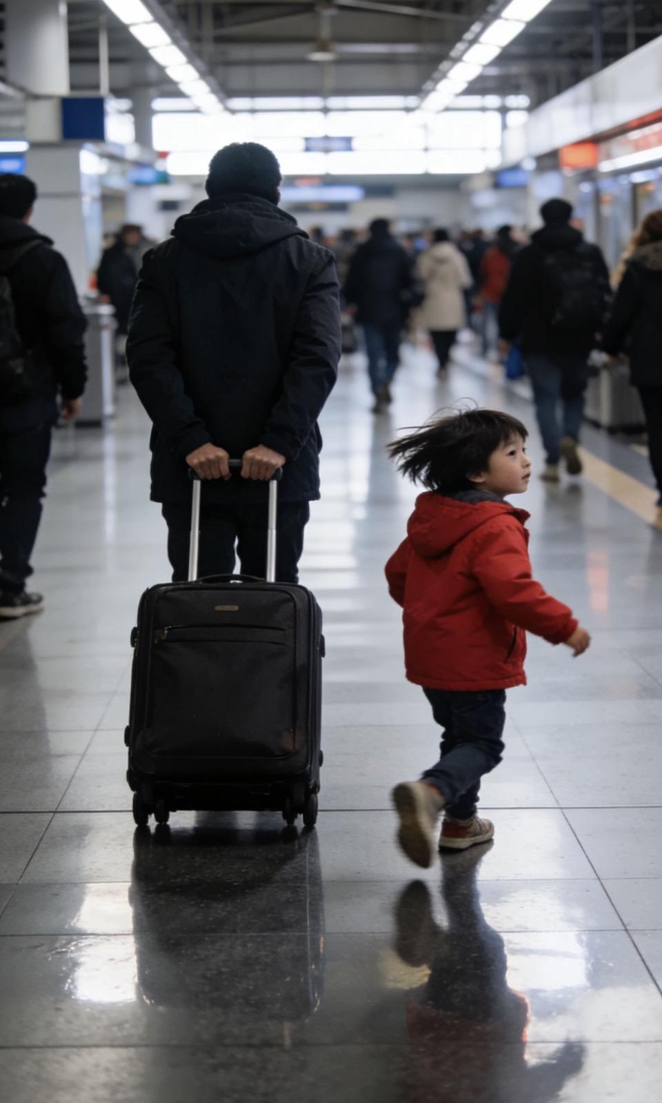 大兴机场里的归乡脚步👣北京大兴国际机场，这座被称为“新世界七大奇迹”之首的超级
