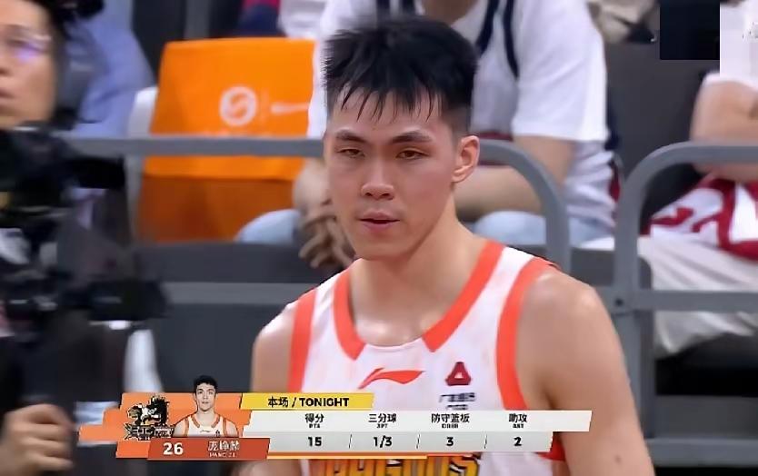 CBA广东大胜江苏，但一年级新生、CBA明星球员江苏队庞峥麟贡献20分+4板+2