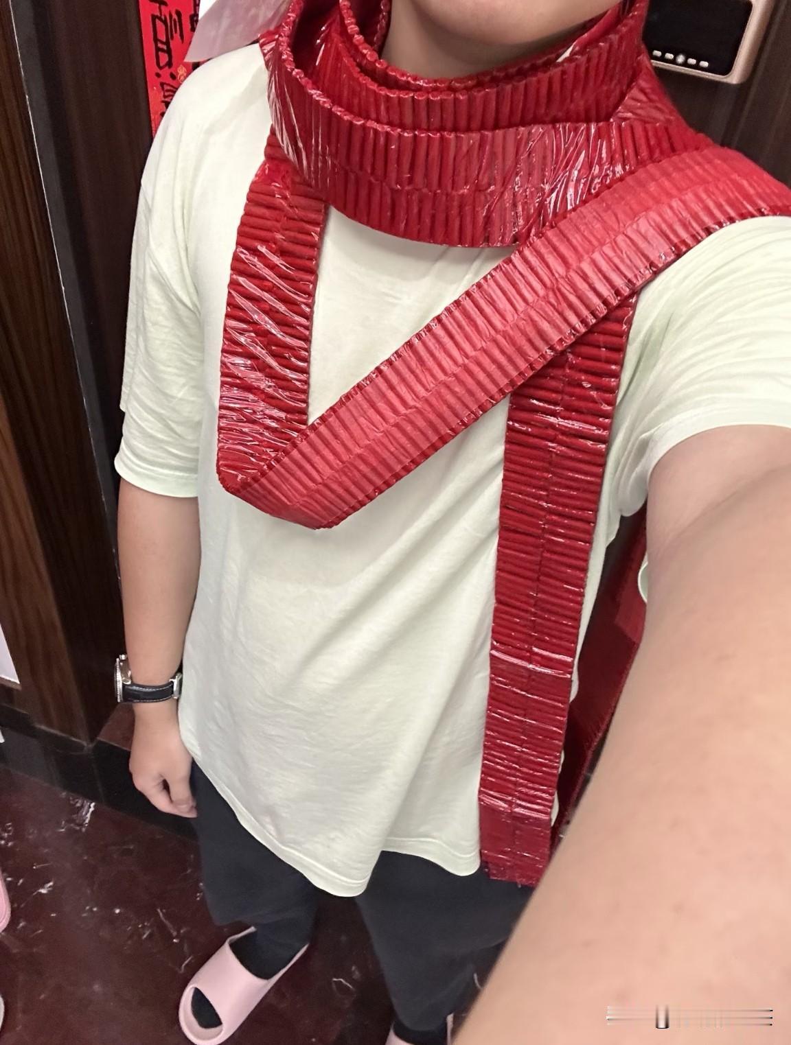 咔嚓一张新年照！这围巾🧣咋样？