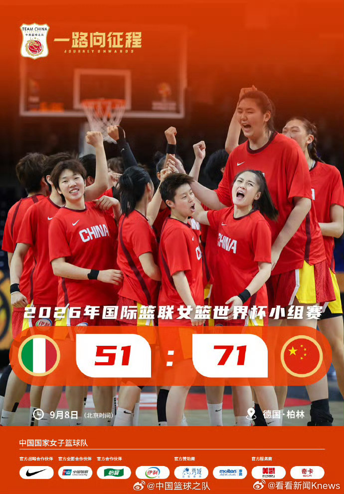 【#中国女篮大比分击败意大利#】北京时间9月8日，女篮世界杯D组小组赛，中国女篮
