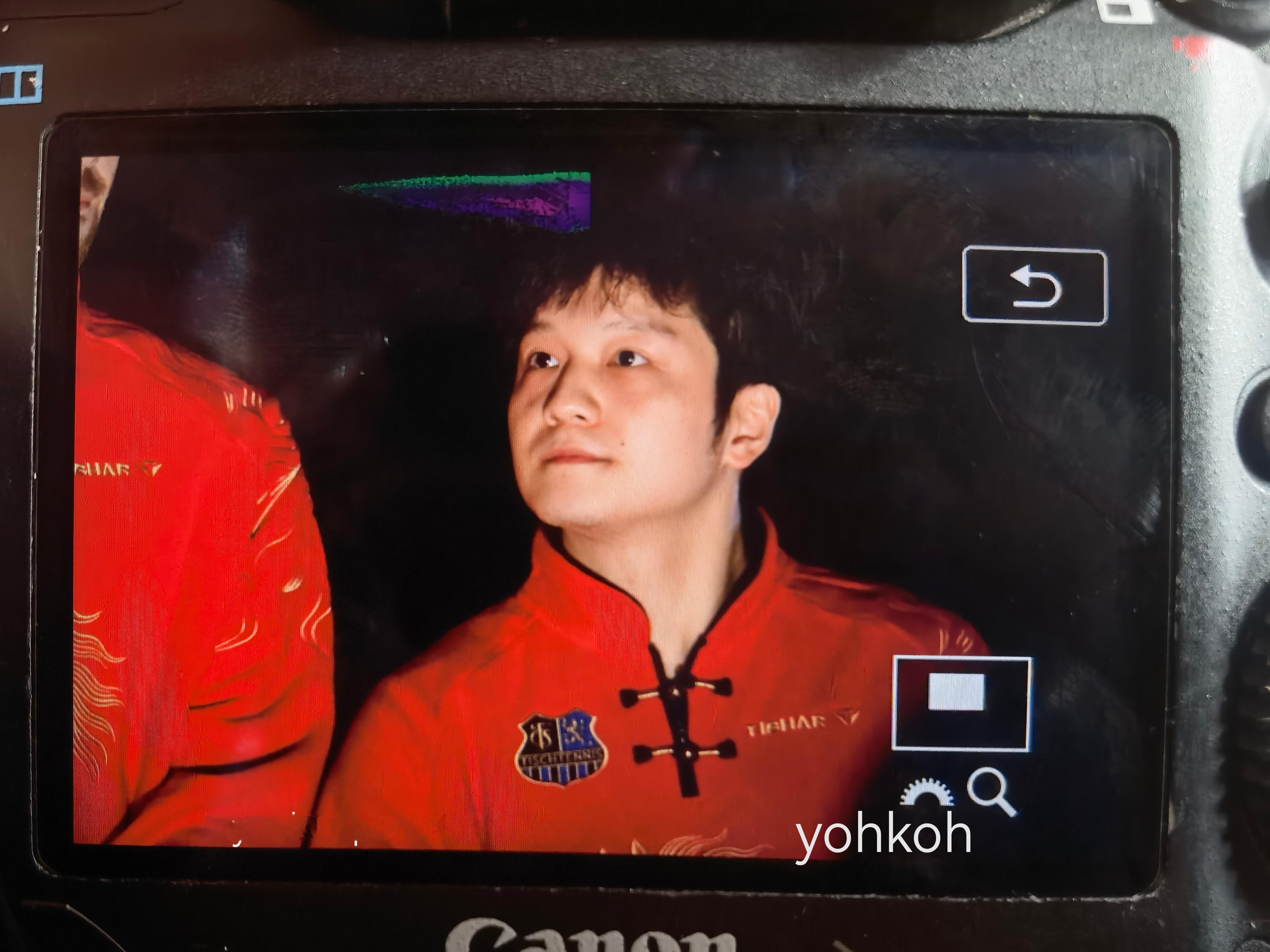 樊振东 樊振东身穿中国红队服 新年快乐 马年大吉