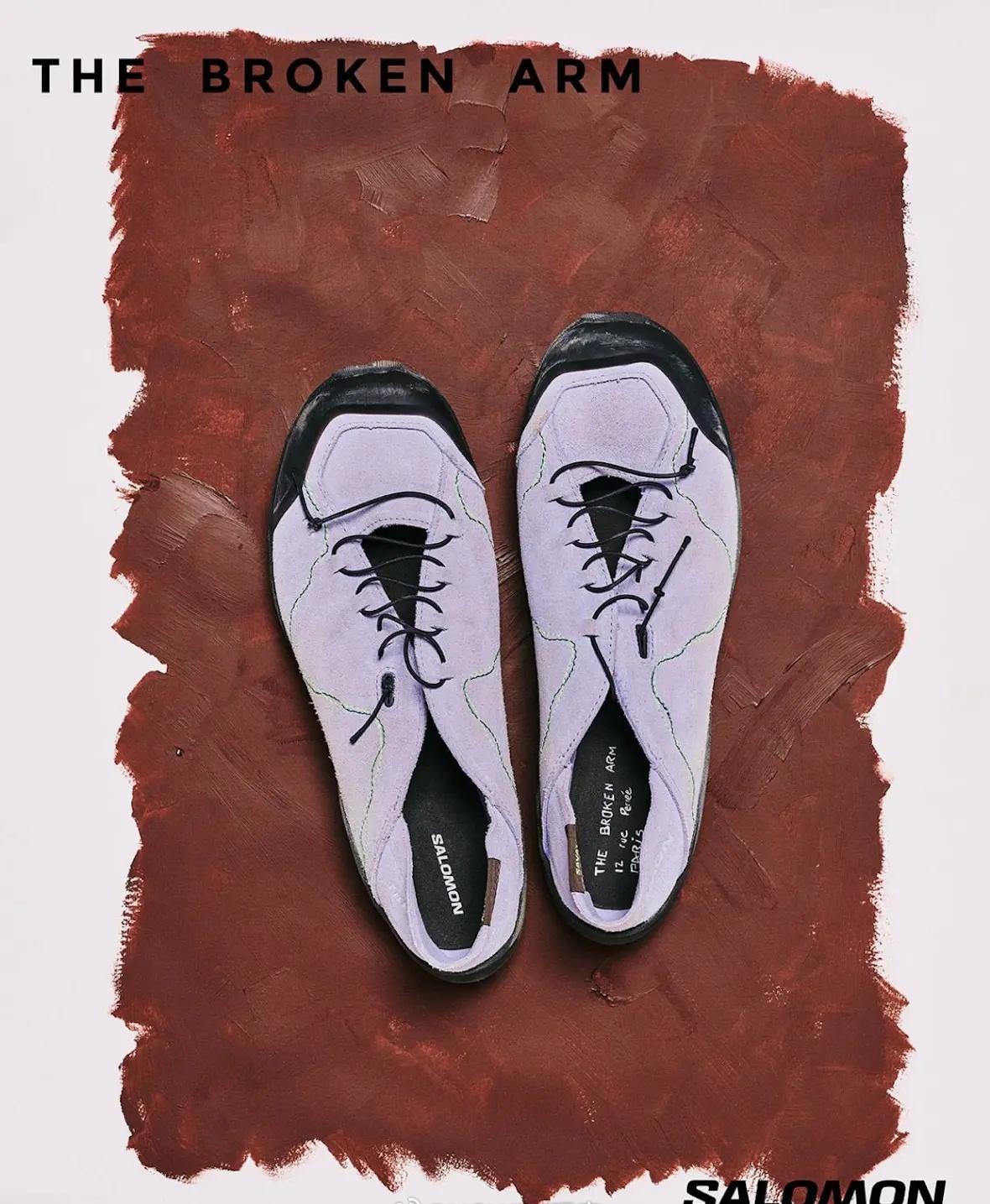 The Broken Arm x Salomon 联名鞋款登场

低帮越野跑。