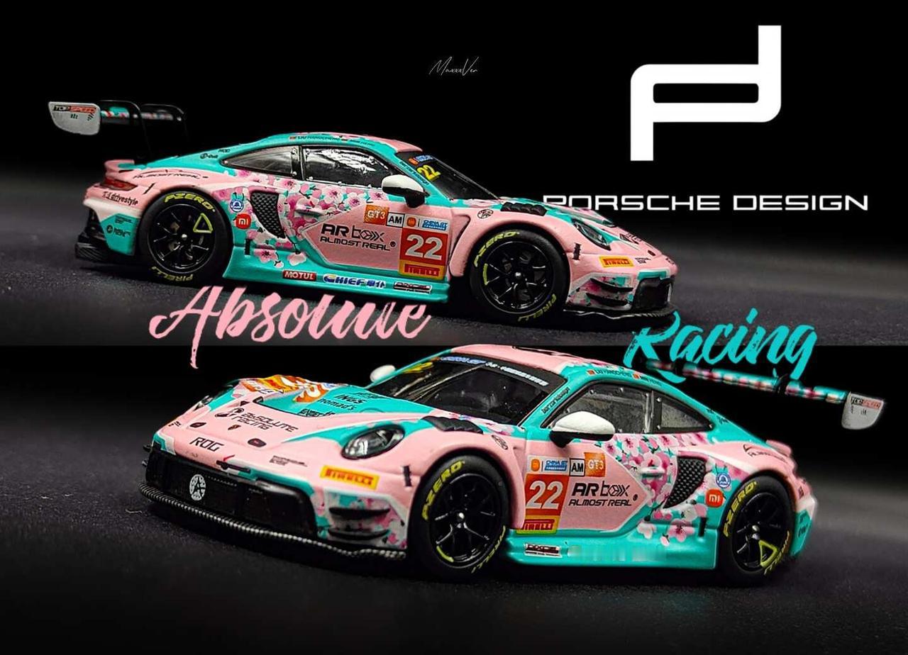 桃花披身
AR Box Porsche 911 GT3R 绝对赛车CGT宁波站 