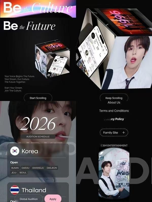 李松河上了SM官网 smtr25练习生李松河单人全球宣传纪录片在官网全方位展示 