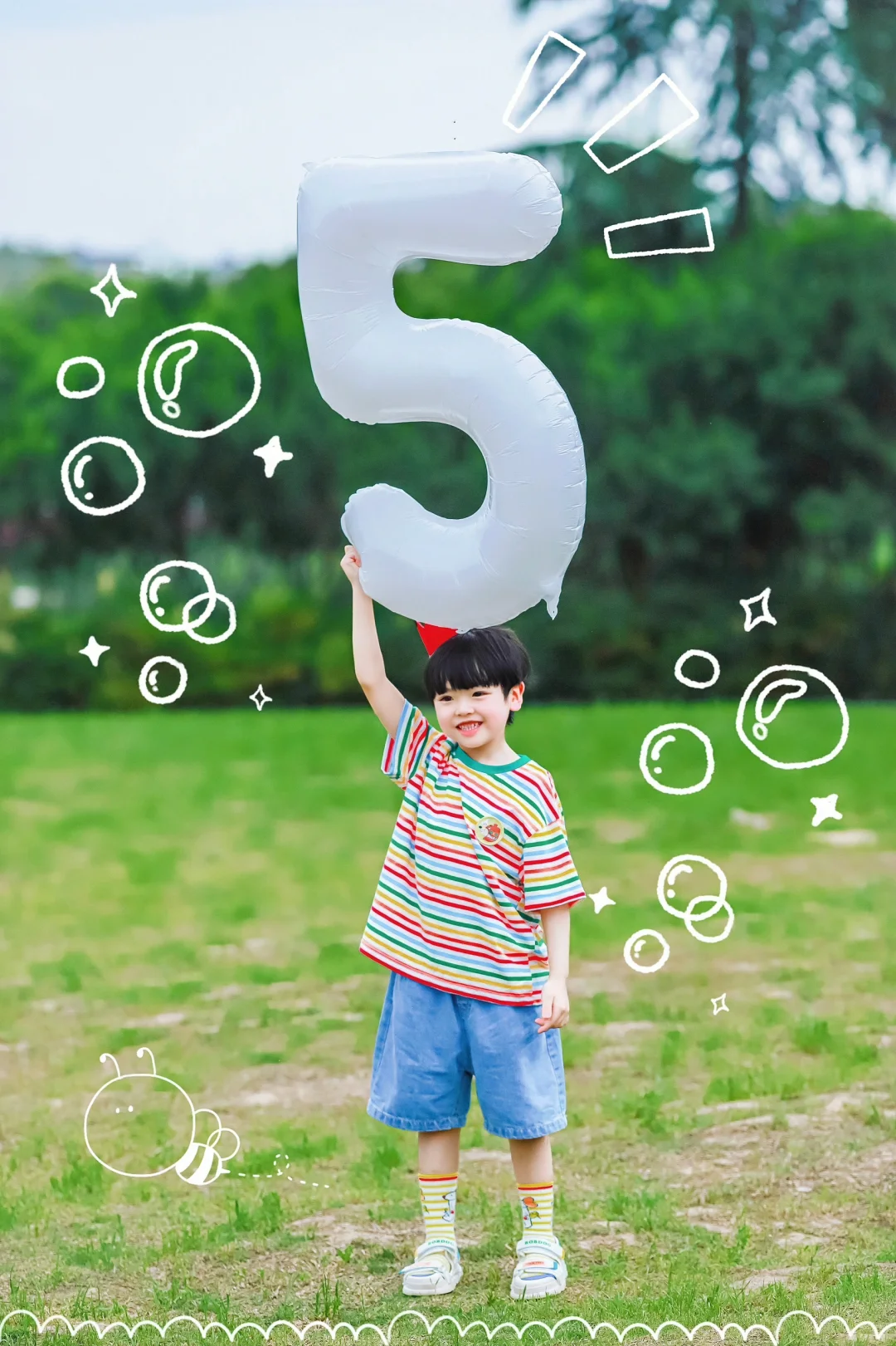 几元搞定🎈宝宝生日创意照📷
