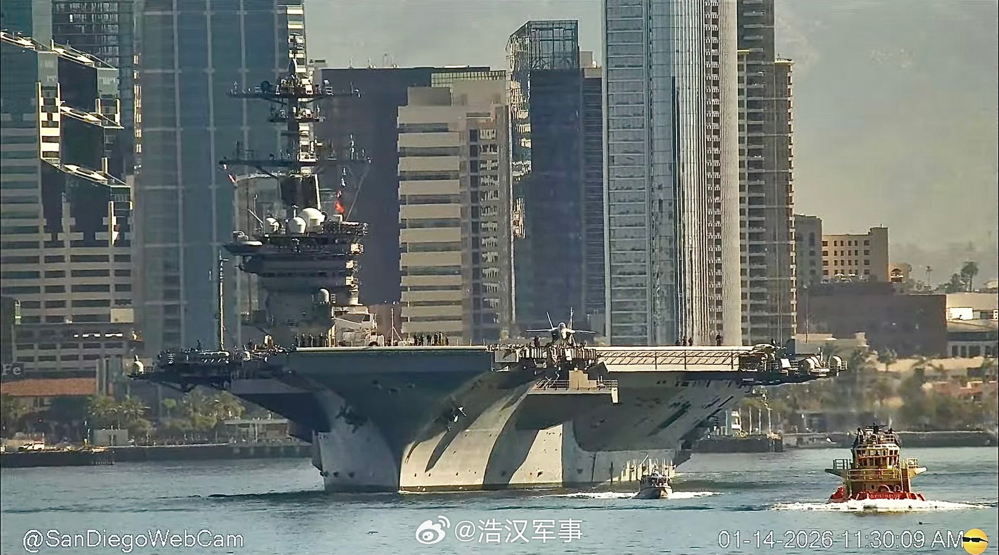 每天认识一件兵器烽火问鼎计划 2026 年 1 月 14 日，美国海军尼米兹级航