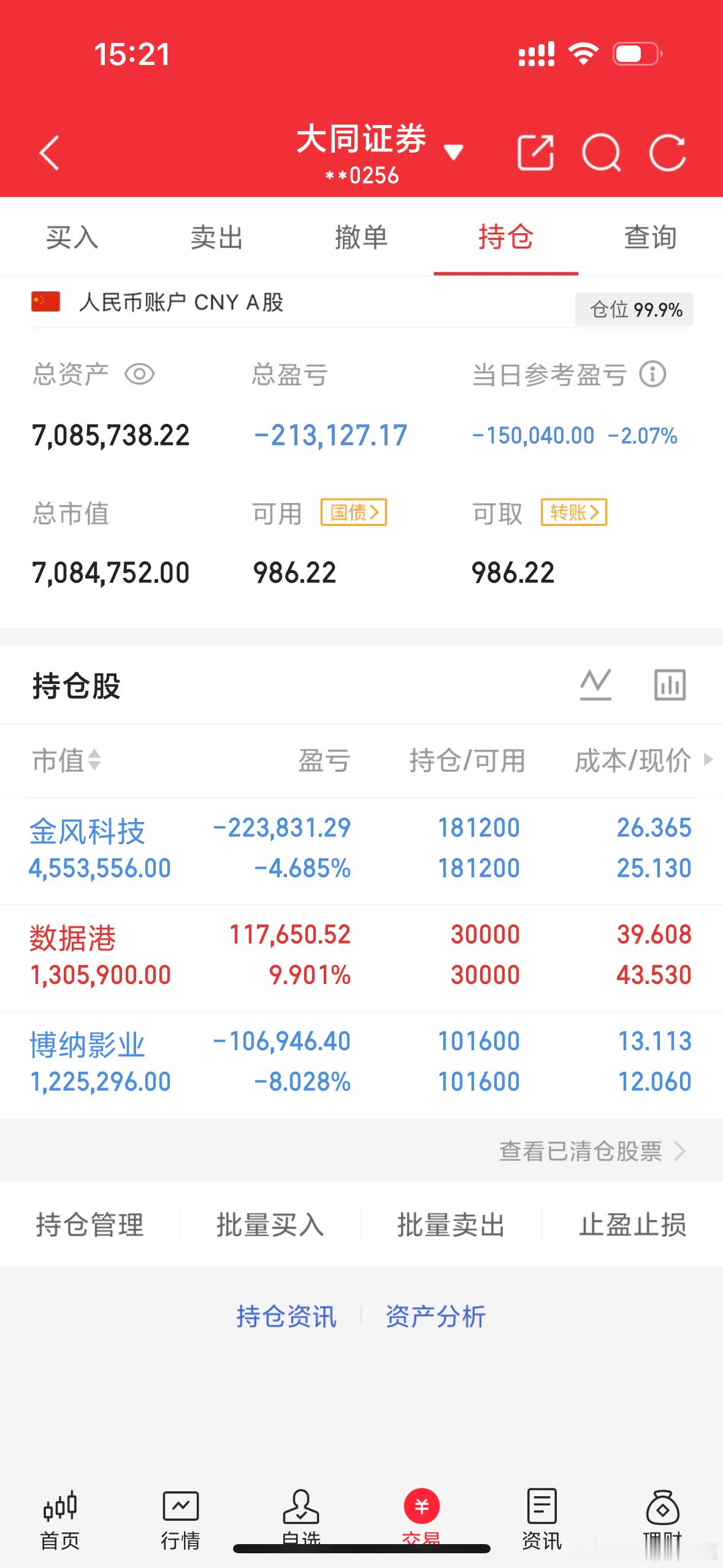 持股过年继续持有金风科技，数据港跟博纳影业 