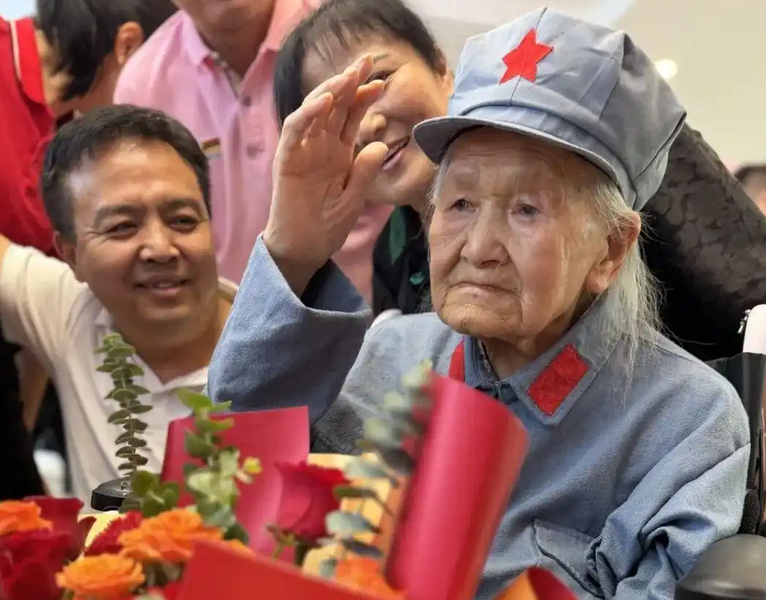 #全国长征女红军王全英去世#【全国最后一位长征女红军王全英去世，享年105岁】7