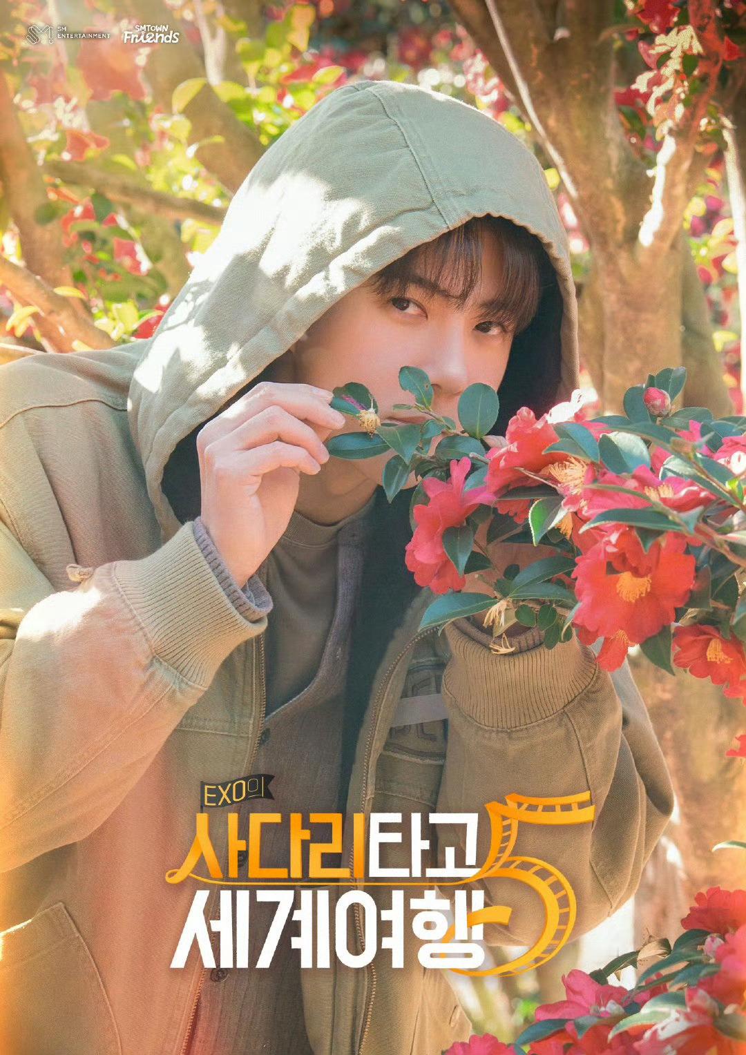 EXO爬梯子单人海报EXO单人海报EXO团综单人海报公开都是大帅哥 