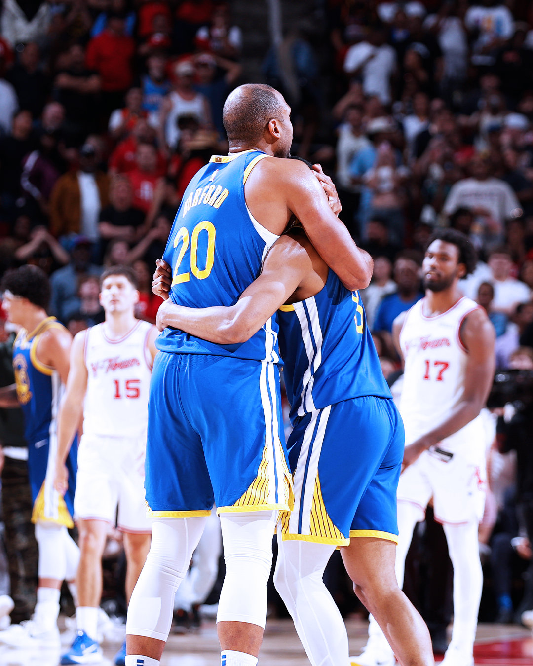 今晚最感动的一刻🥹残阵勇士加时险胜火箭