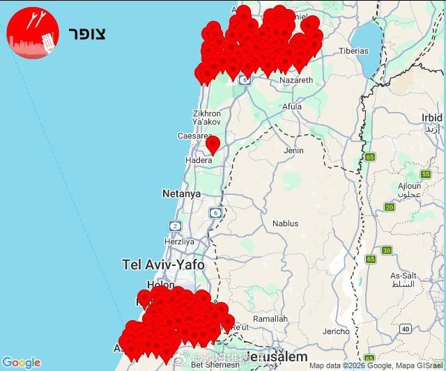 据媒体报道，不久之前，伊朗弹道导弹打击了以色列中部特拉维夫地区与北部海法地区的能