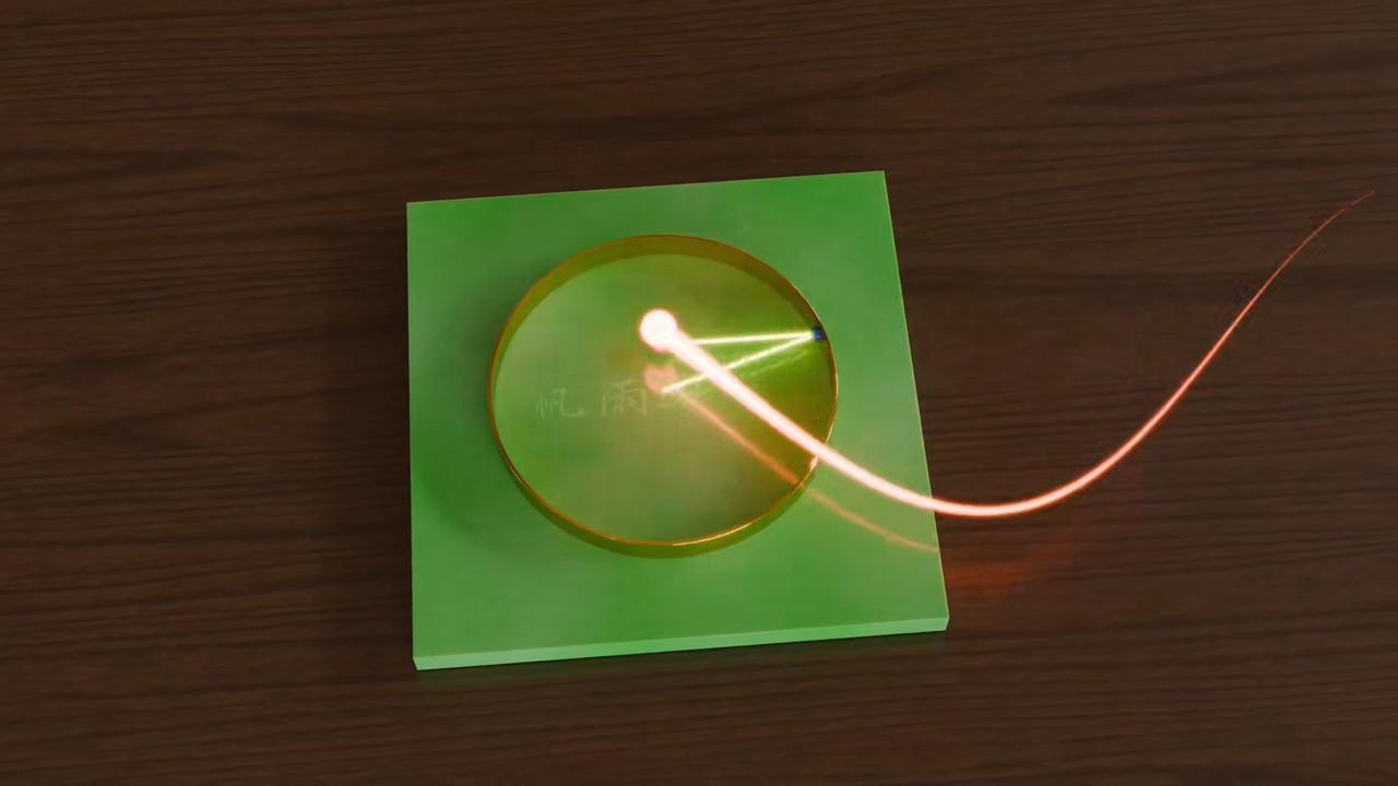 正弦和圆是有关的，一个点在圆周上匀速运动，它能画出正弦线来，如附图所示。
而椭圆