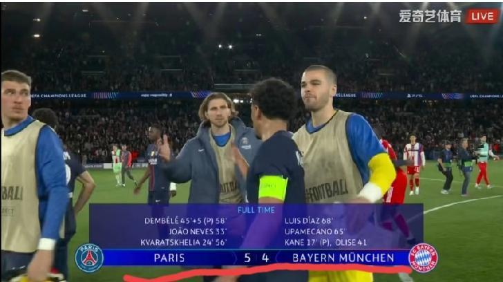 欧冠半决赛首回合这样的比分，双方球迷都没有任何意见，中立球迷看爽了，菠菜公司赢麻