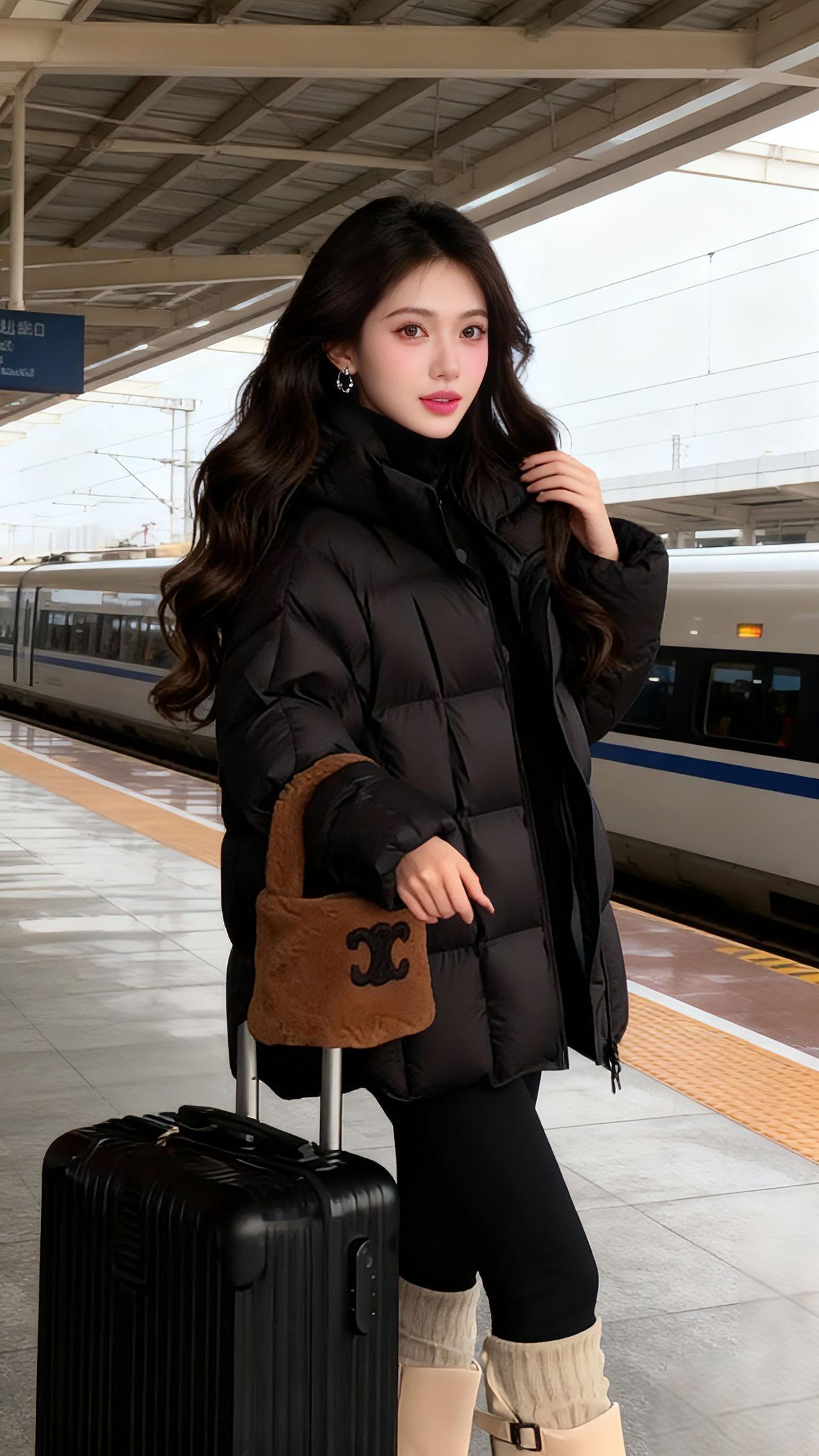 小个子穿搭 羽绒服穿搭 减龄气质 每日分享 美爆了