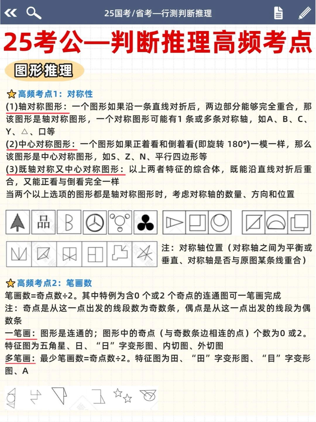 25考公判断推理高频考点准备好了，请查收!