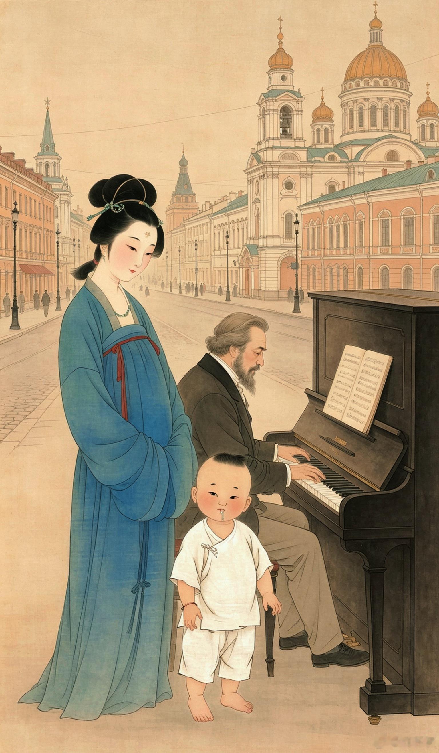 🌊一曲莫斯科郊外的晚上欢迎普京🌊一曲莫斯科郊外的晚上欢迎普京        