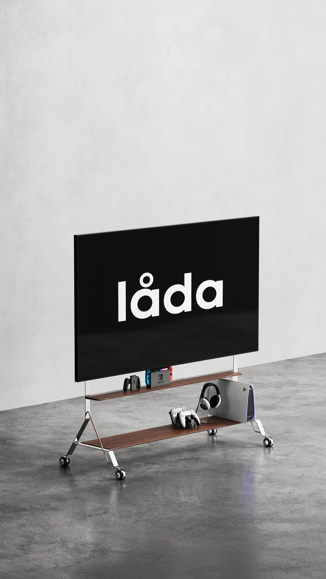 这款，侧颜最满意，也能放ps5，75寸也能装