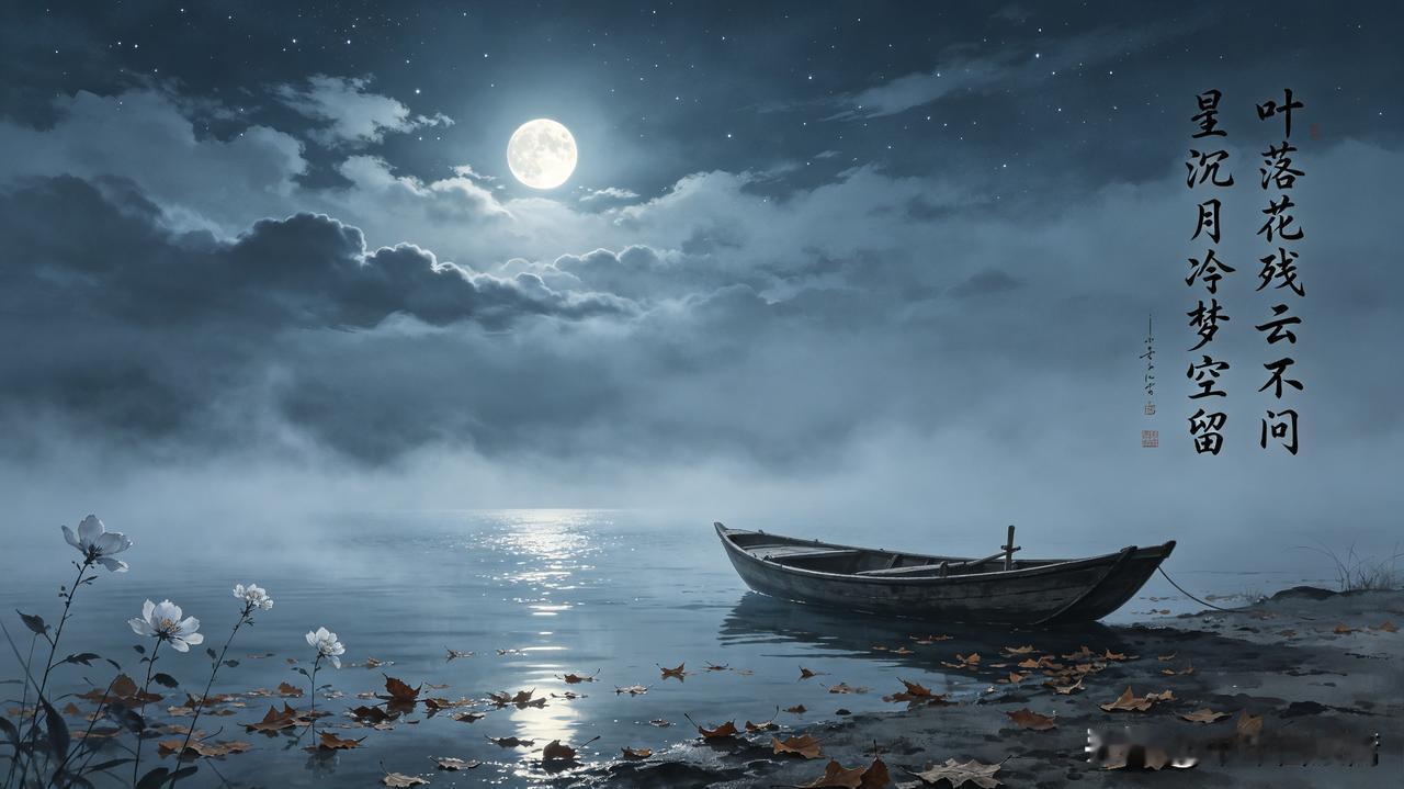 上联：叶落花残云不问
下联：星沉月冷梦空留

今日闲来赏联，见到上联：叶落花残云