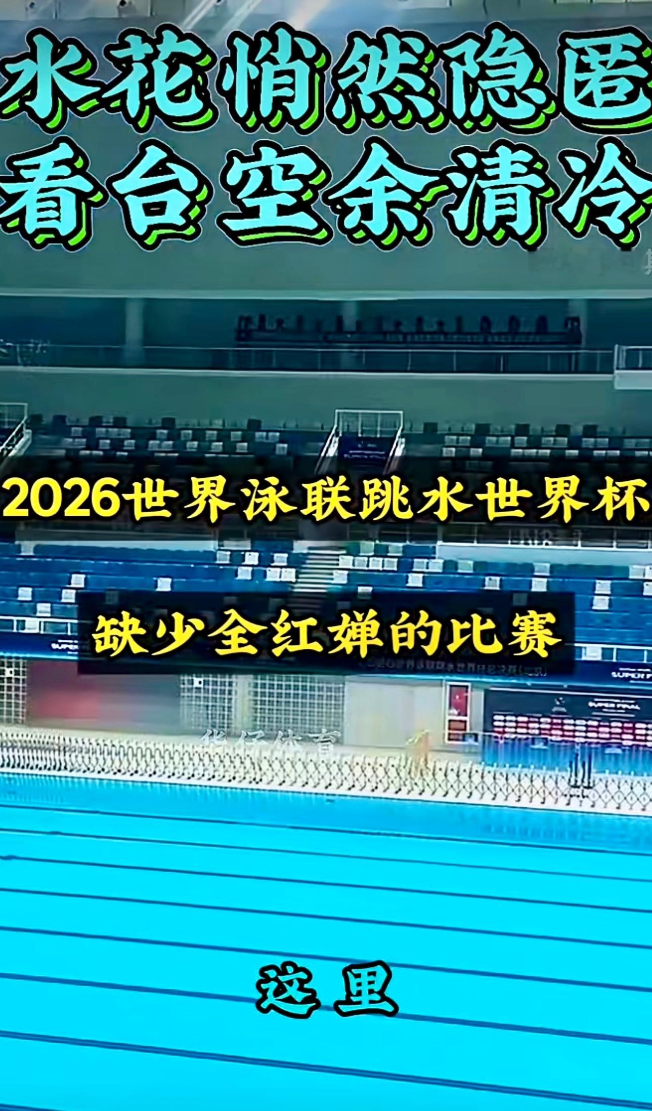 2026年5月1日，北京水立方世界杯跳水决赛现场为何冷冷清清。“282”成了跳水