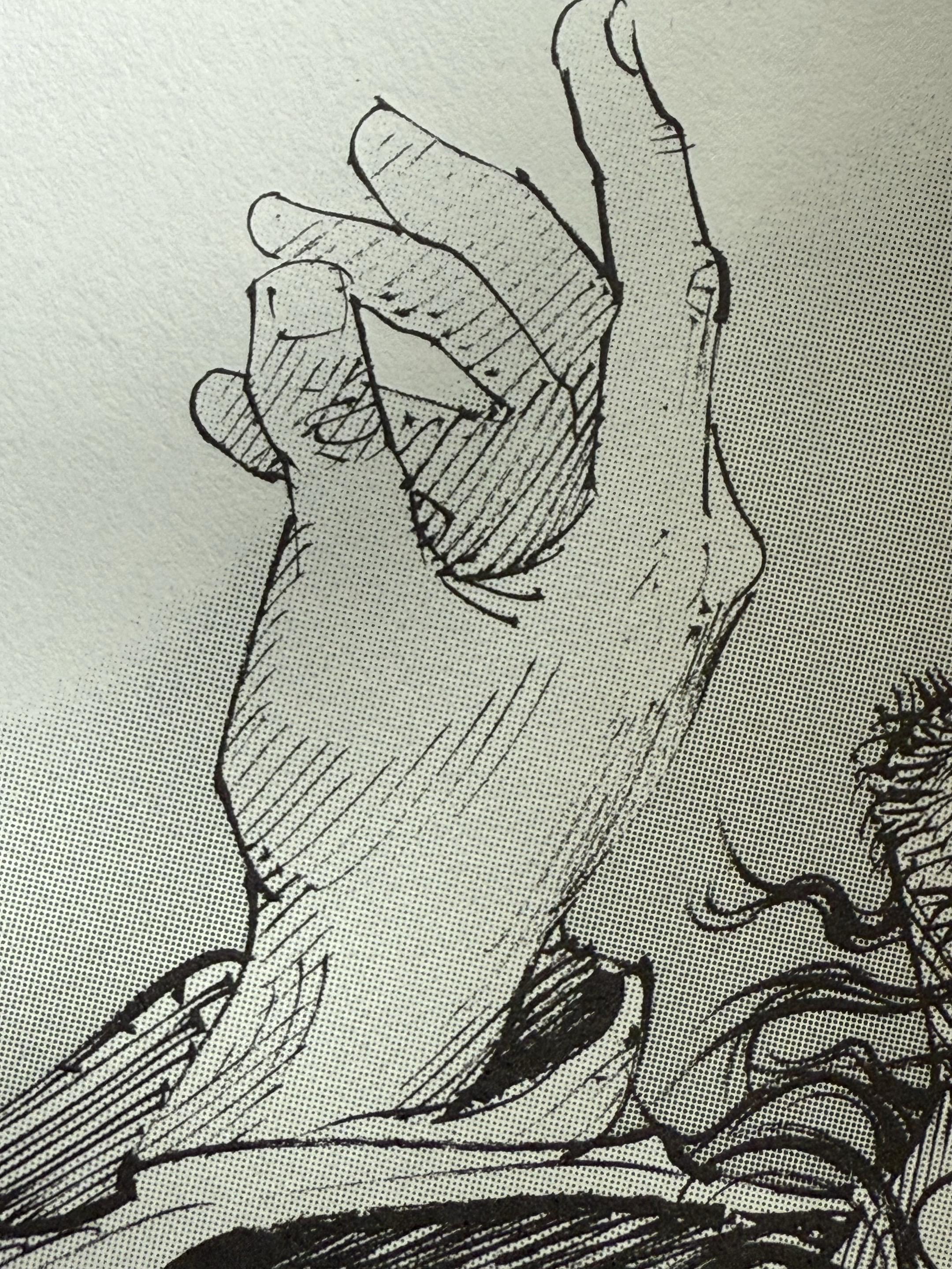 井上雄彦对手部的刻画。