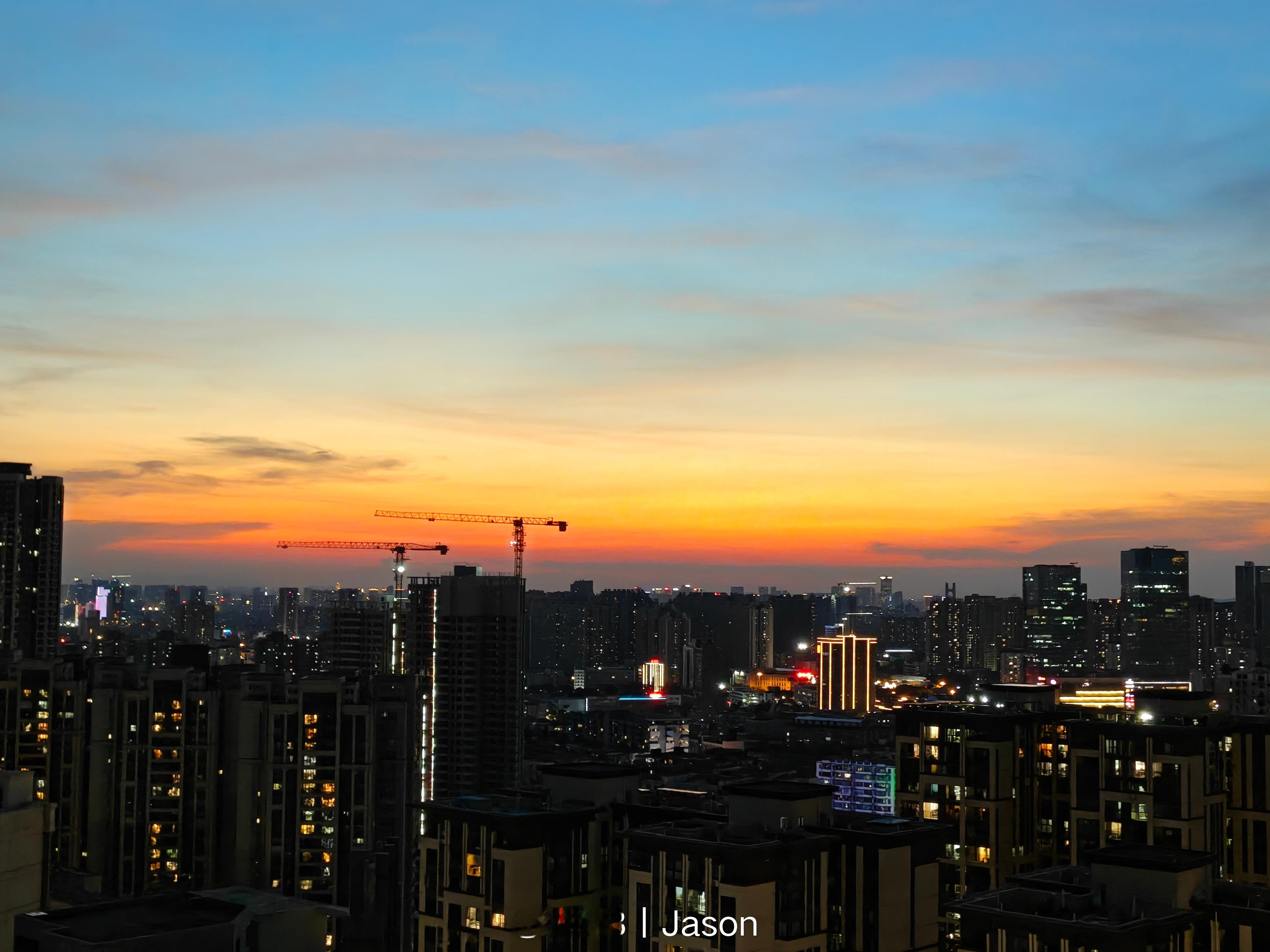 深圳晚霞 到家只有尾声了。（广州） ​​​