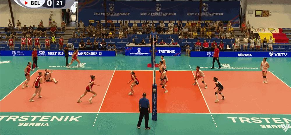 2025年世界U19女排锦标赛中国女排中国队2-0（25-18/27-25）比利
