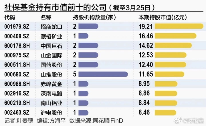315亿社保基金持仓账本曝光！重仓股名单揭晓，长线布局逻辑曝光随着A股2025年