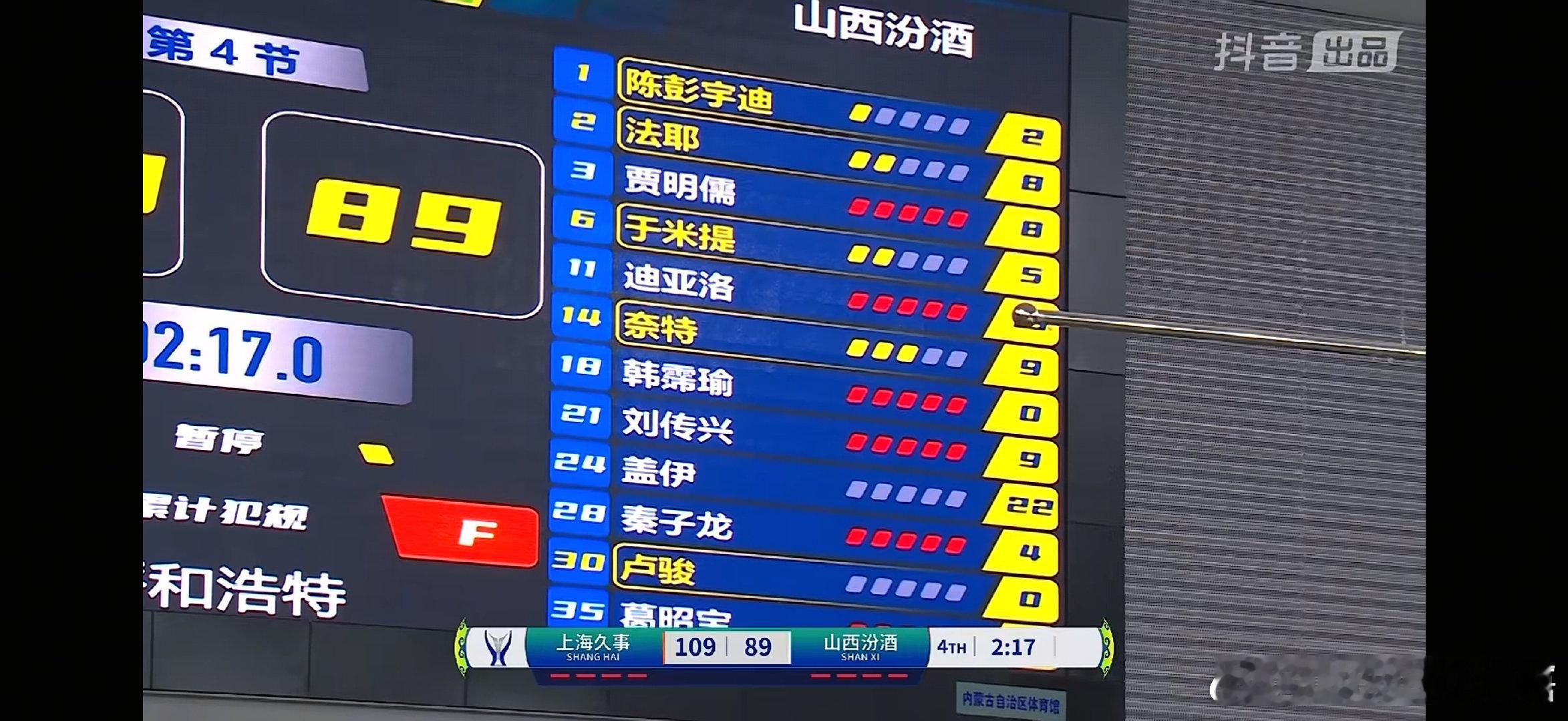 这决赛打的真够惨烈的，山西队12人出场6个累计5次犯规被罚下场……全队犯规38次