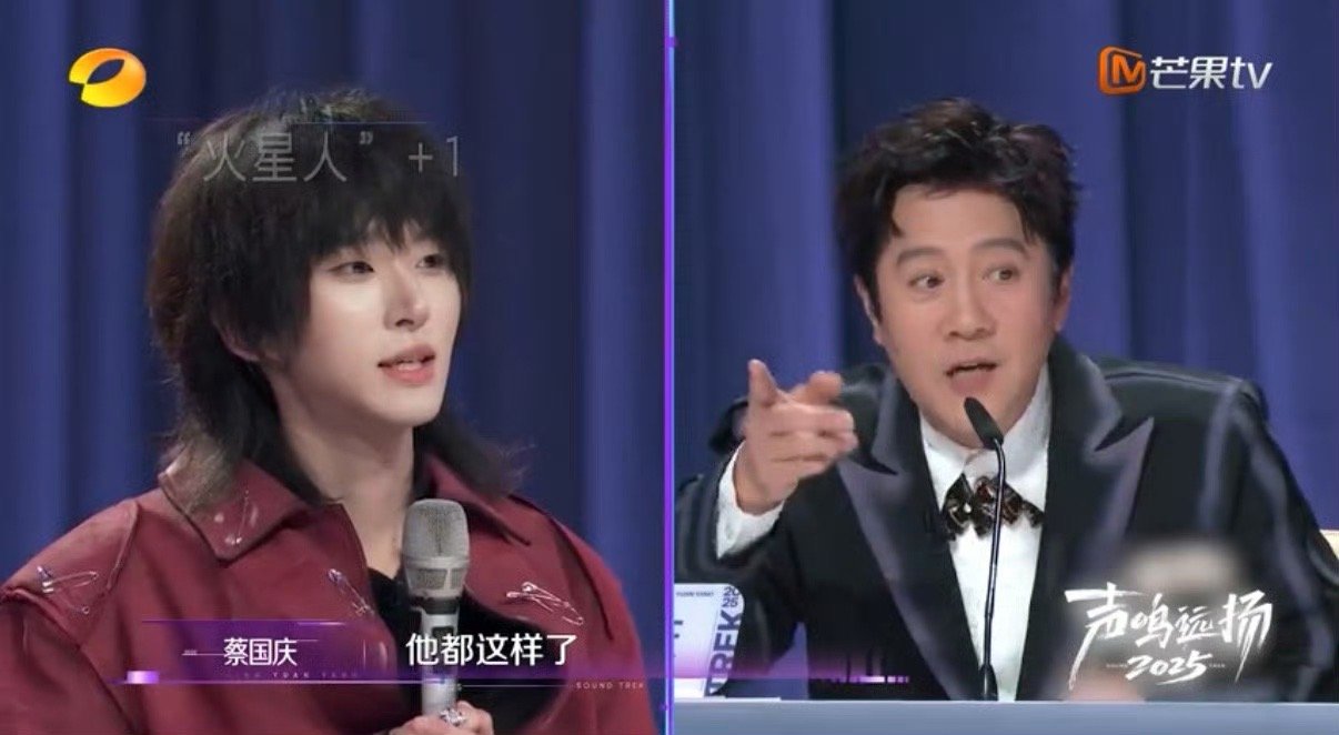 蔡国庆说萨顶顶阿云嘎太着急了声鸣远扬预选赛首播节目中，选手何亦可演唱风格和华晨宇