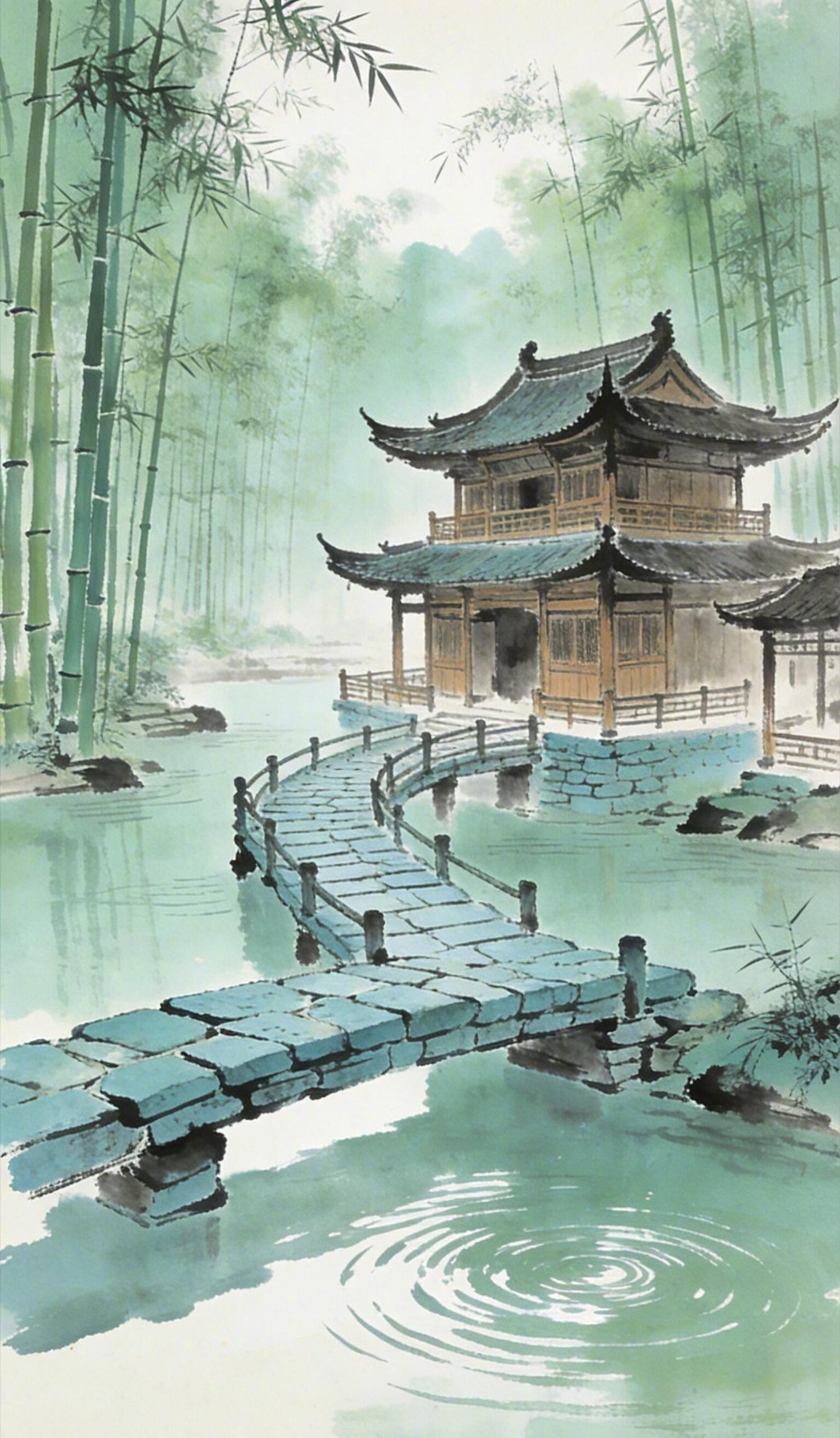 空山新雨后，天气晚来秋。浮躁的时候看一眼，瞬间平静。 