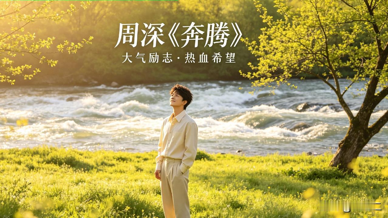 今日开启周深《奔腾》单曲循环🔛

旋律恢弘大气，
唱腔磅礴有力！

歌词饱含热