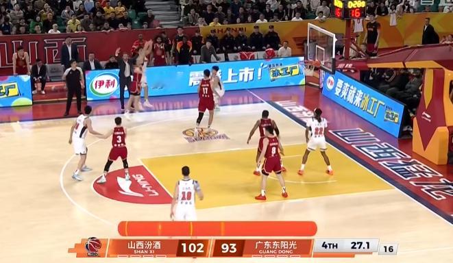 昨天深圳队白输了，给你机会自己不要啊。山西男篮vs广东男篮