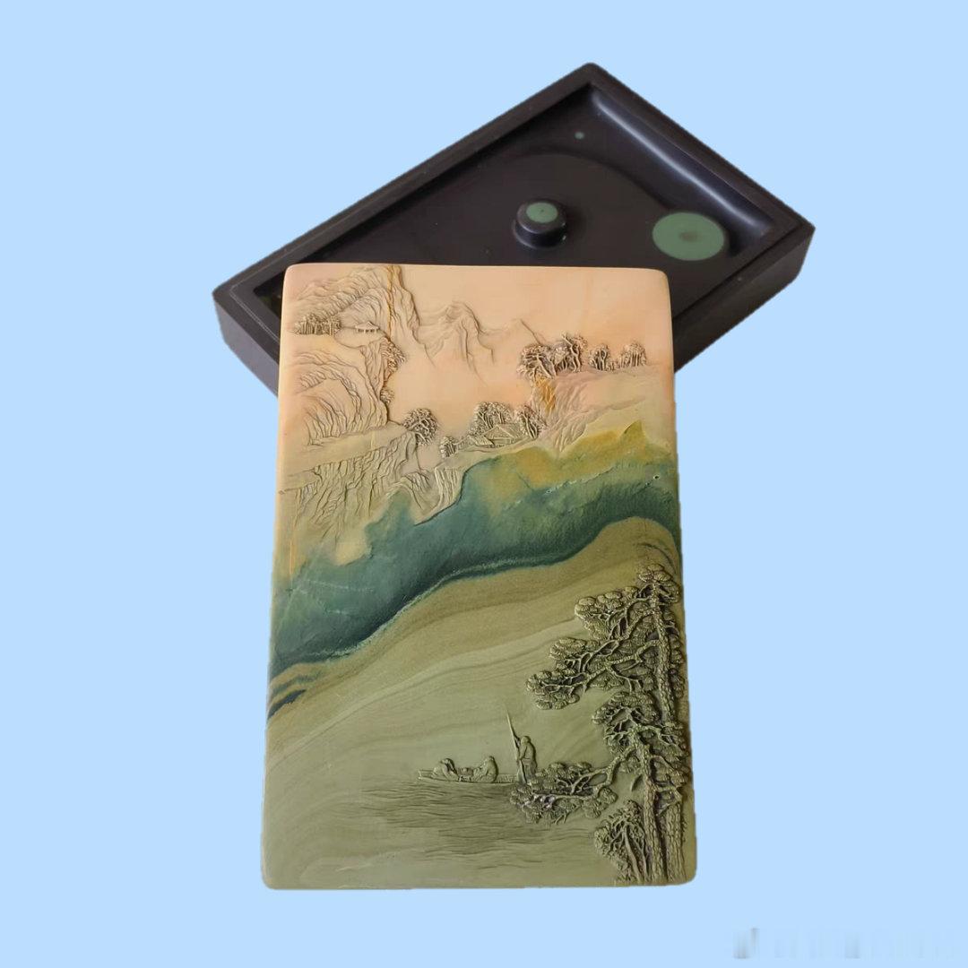 【精品展示】（二）砚台系列（6）：苴却砚❺～～看不砚作品⑰。与师友们分享，一手货