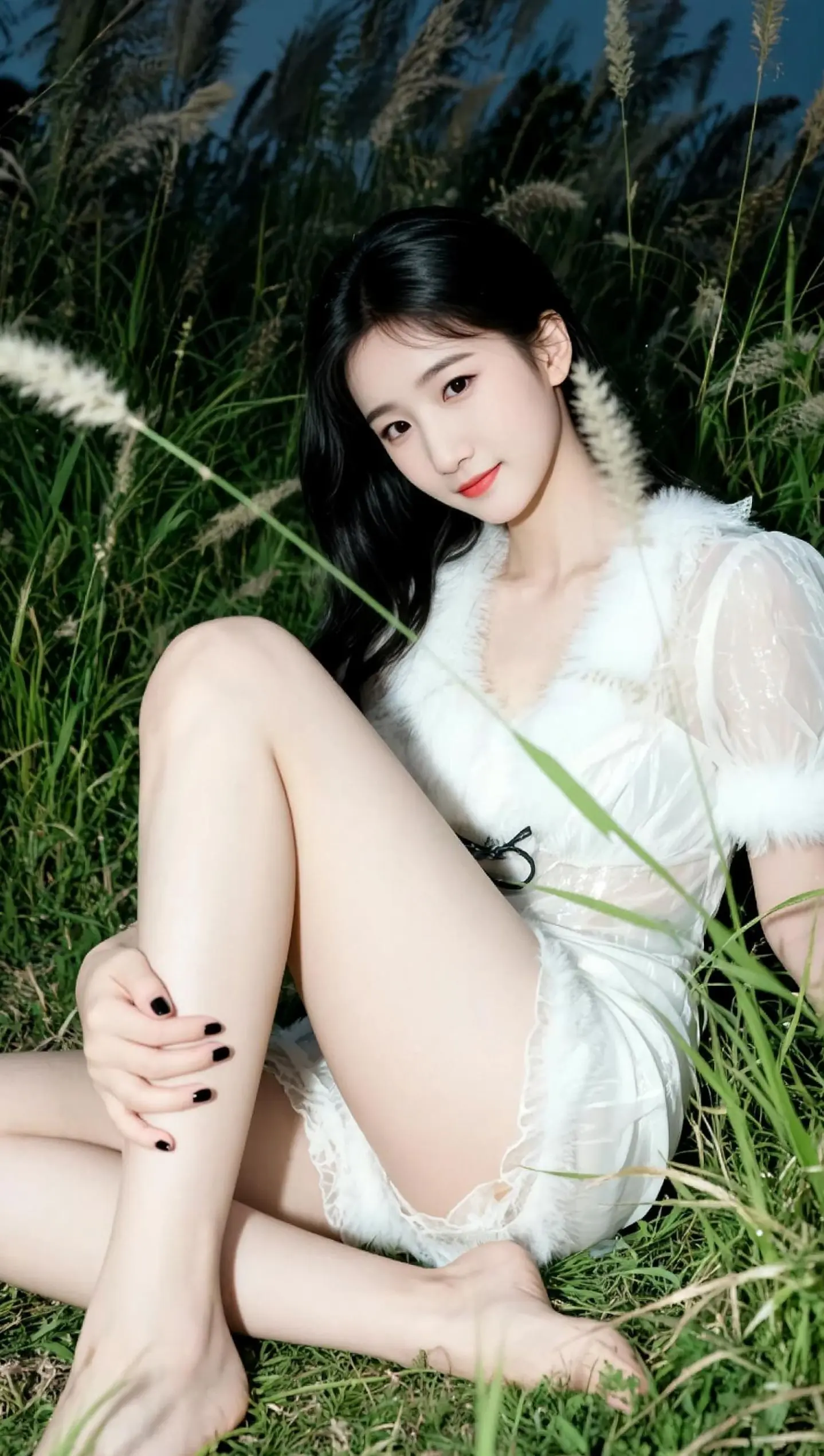 AI草地写真 ai创作