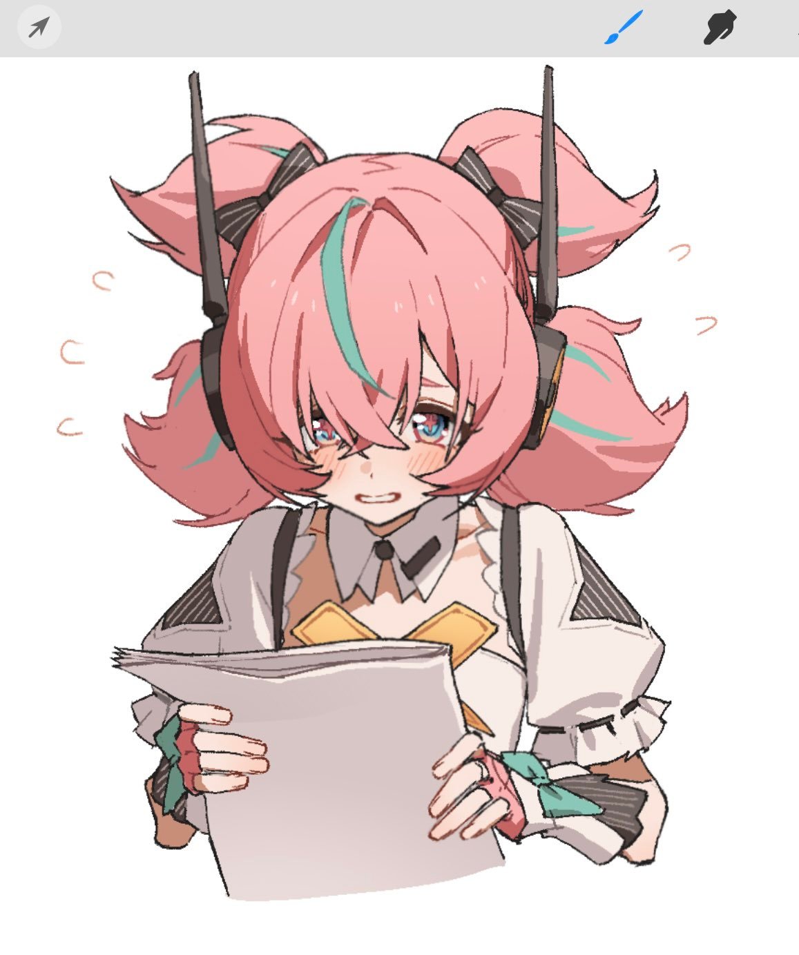 画师笔下的少女，每一张都自带性格画师：anyamohu ​​​