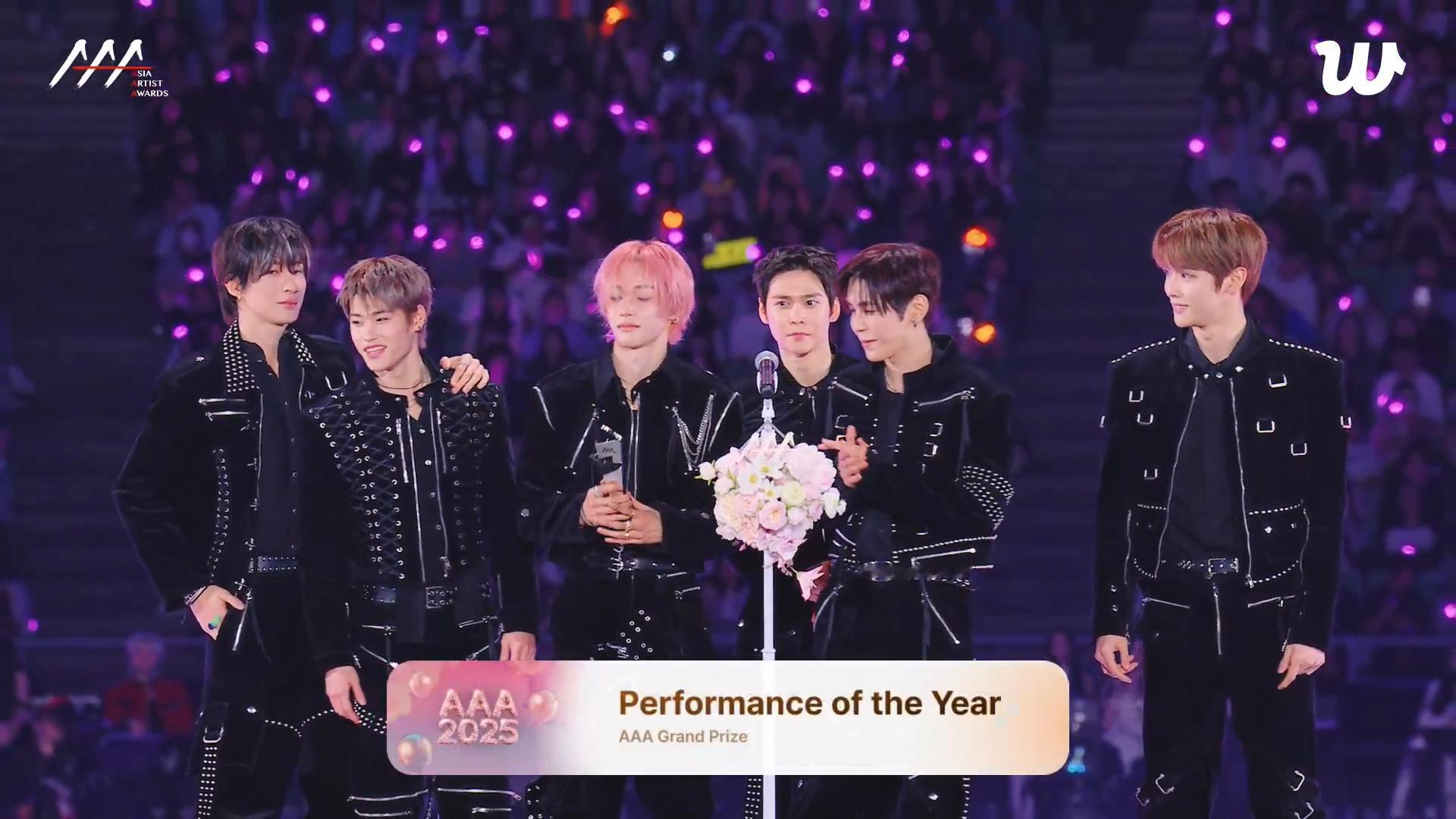 RIIZE获AAA年度表演奖 RIIZE获AAA大奖 2025 AAA Perf