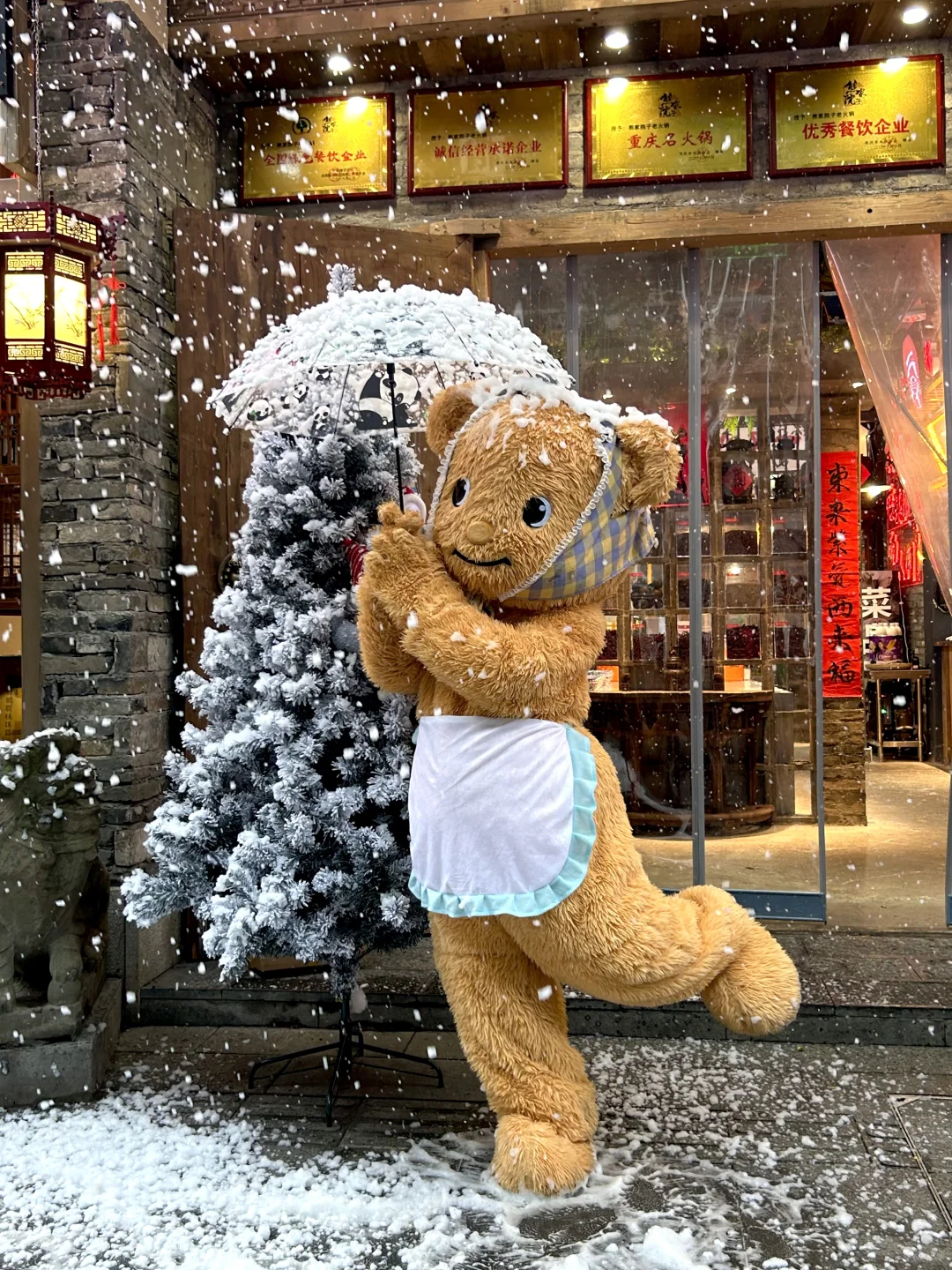 黄油小熊🐻也是来成都了🥹🥹
