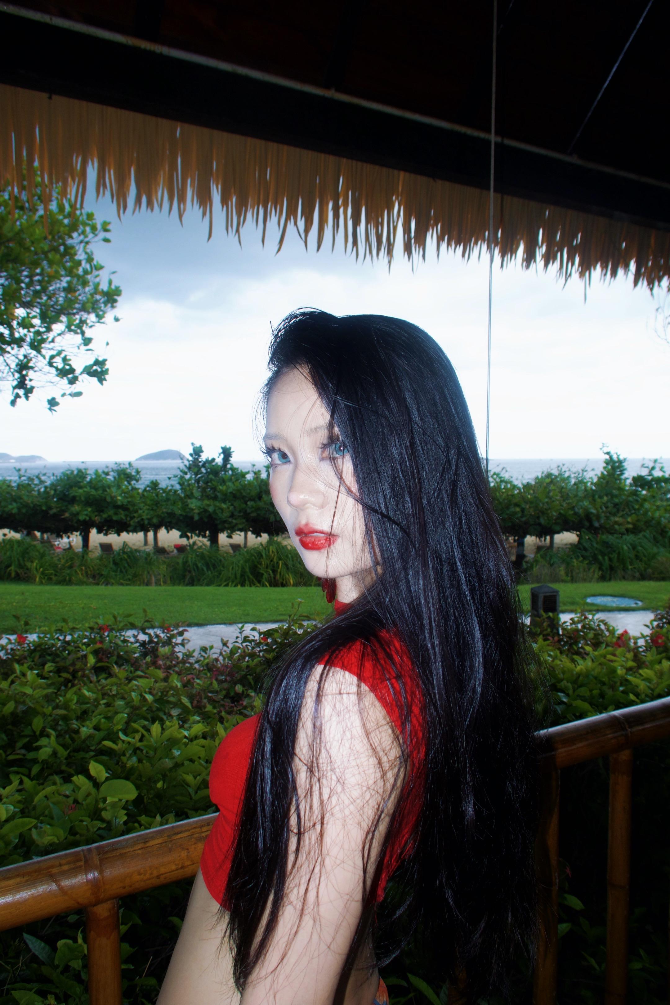 在海边下雨也是喜欢的