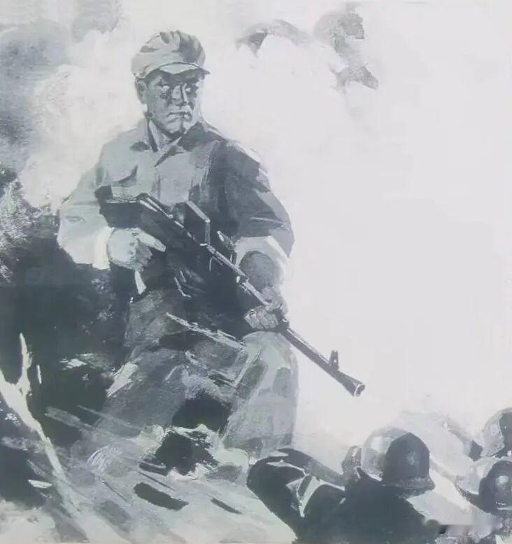 李吉武，1922年生，甘肃靖远人，定居宁夏中宁，志愿军63军战士、抗美援朝二级战