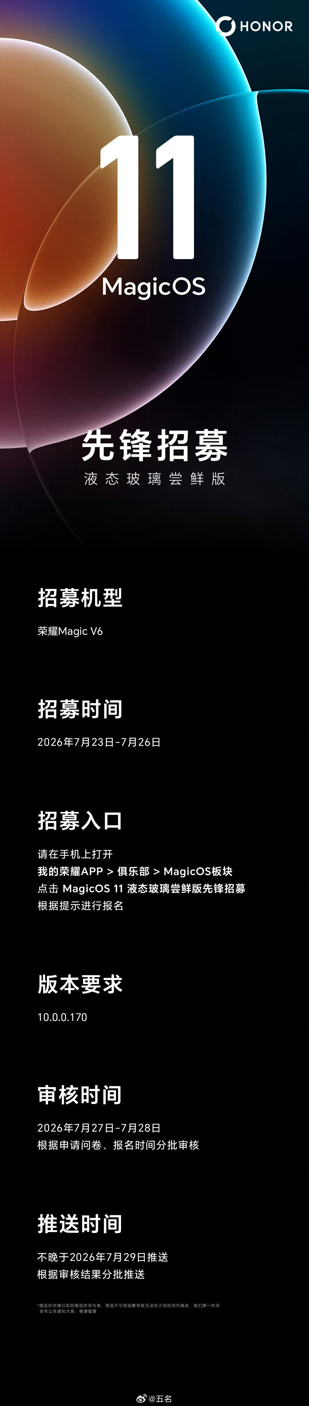 MagicOS11安卓首个液态玻璃安卓首个液态玻璃登场，重塑折叠屏视觉体验。荣耀