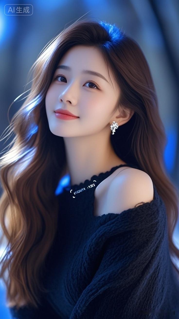 温柔甜美的少女，散发着迷人的魅力