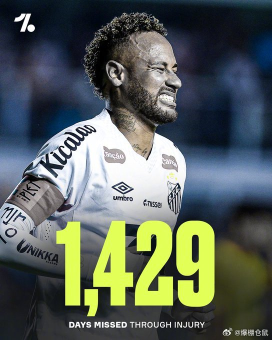 【又伤了】据巴西媒体报道，内马尔因为左膝半月板伤病将无缘2025年剩余的比赛。据