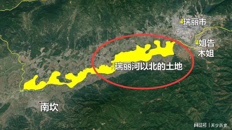 - 姐告飞地：河道变迁+历史划界，让中国拥有瑞丽江东岸姐告1.92平方公里土地，