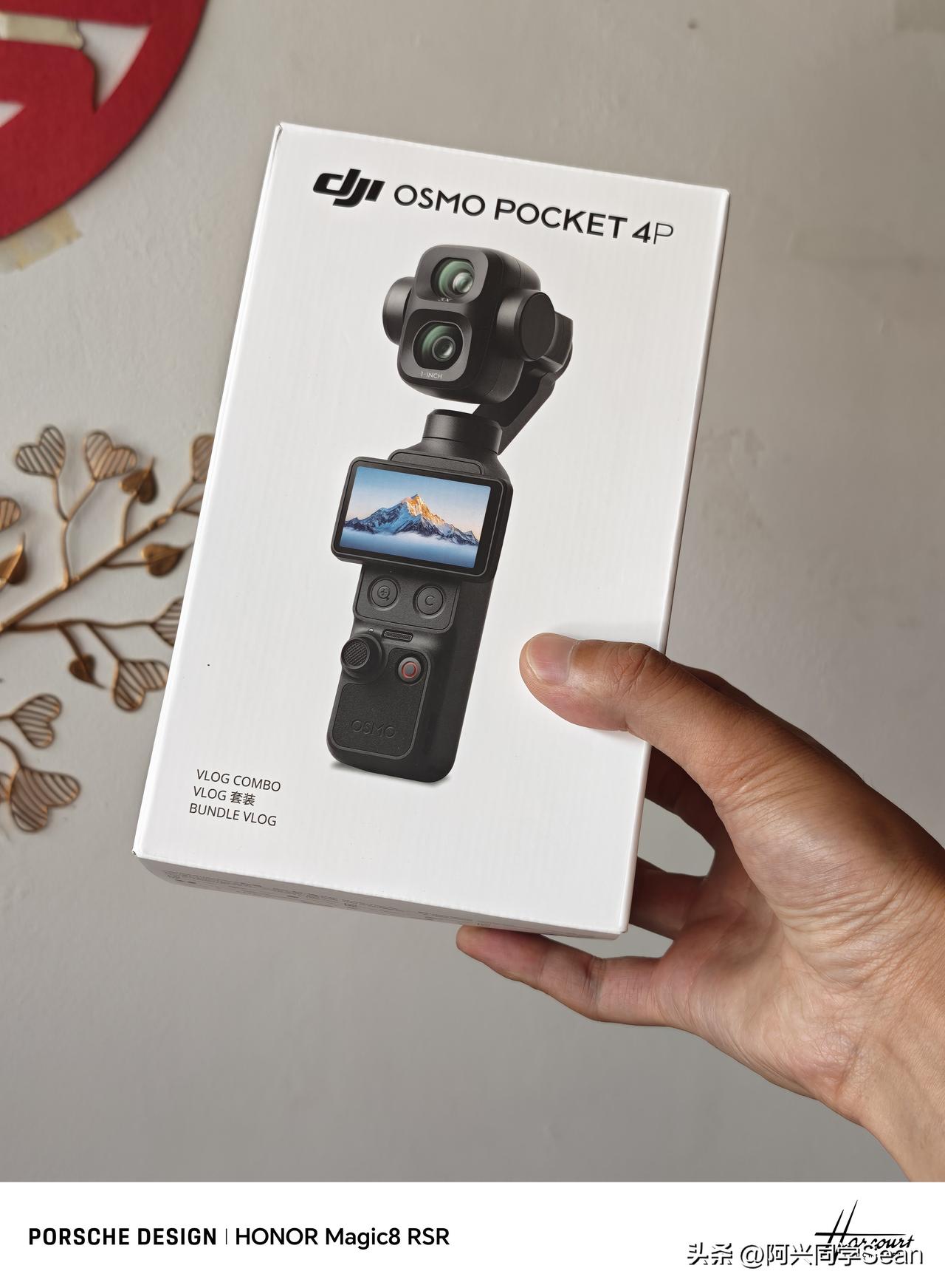 大疆Pocket4P终于到手了。