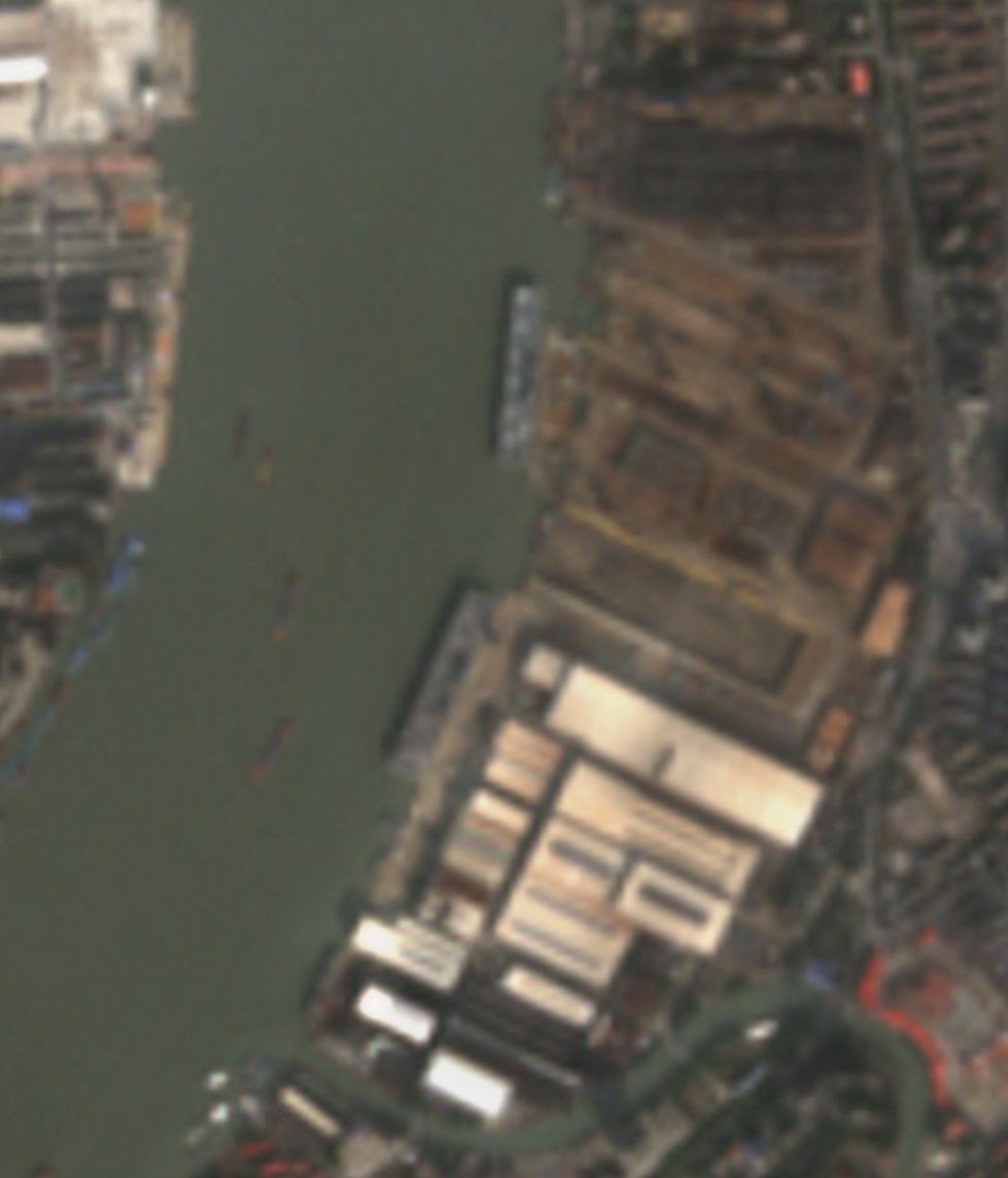 076首舰和075四号舰同框 有平视图和卫星图图 图源推特烽火问鼎计划